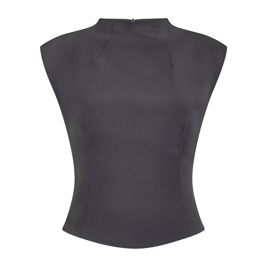 Sleeveless Top | Black