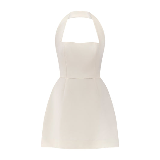 Structured Mini Dress | White